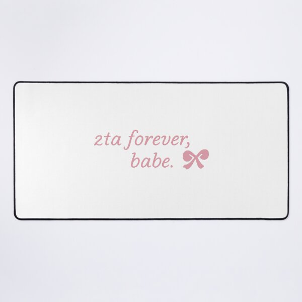 Item preview, zta forever, babe. - Coquette Pink Bow Script designed and sold by summer-loving.