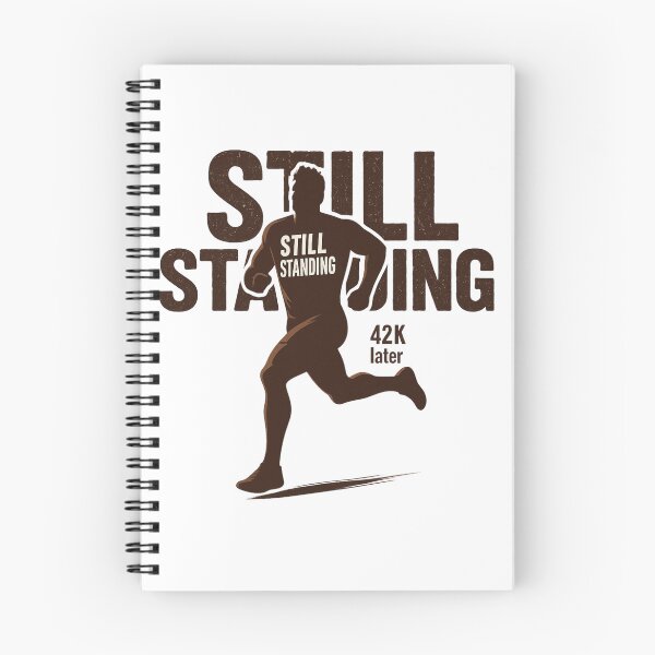 Item preview, Still Standing – Marathon Finish Line Motivation Art designed and sold by JenniferCreaArte .