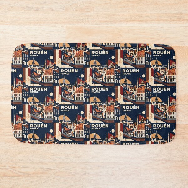 Item preview, Rouen France 1950s Vintage Travel Tourism designed and sold by TravelersGems.
