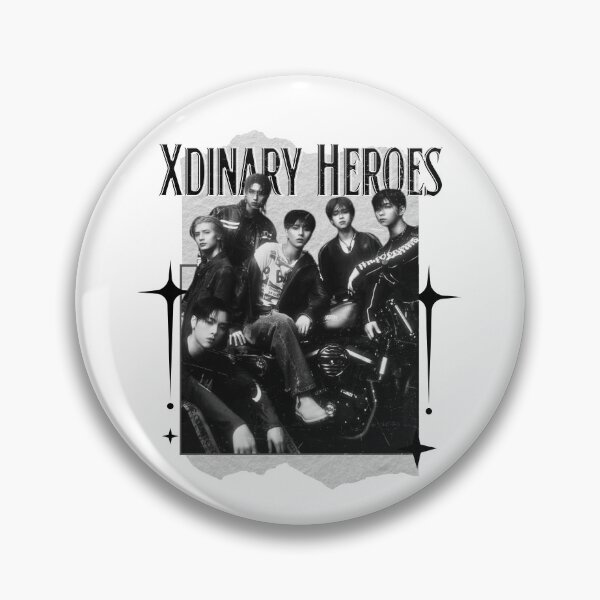 Item preview, Xdinary Heroes Kpop Boy Band Monochrome Black and White Collage Art Design designed and sold by HELL0WBELLO.