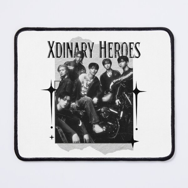Item preview, Xdinary Heroes Kpop Boy Band Monochrome Black and White Collage Art Design designed and sold by HELL0WBELLO.