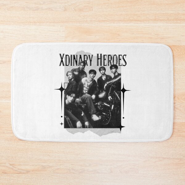 Item preview, Xdinary Heroes Kpop Boy Band Monochrome Black and White Collage Art Design designed and sold by HELL0WBELLO.
