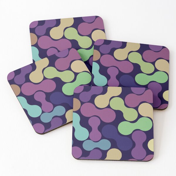 Item preview, Seamless Dynamic Interlocking Forms: Vibrant Interconnected Shapes Pattern and Bold Abstract Blob Repeat for Textiles, Home Accents, and Modern Stationery designed and sold by SvitlanaSolo.