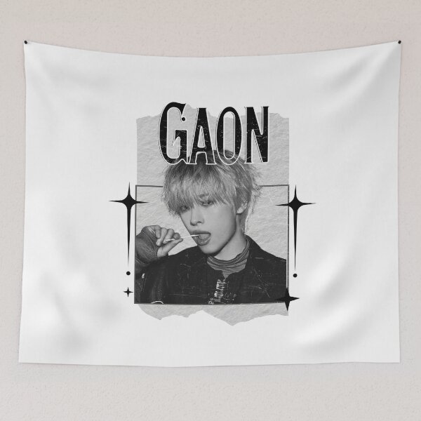 Item preview, Gaon Xdinary Heroes Kpop Boy Band Monochrome Black and White Collage Art Design designed and sold by HELL0WBELLO.