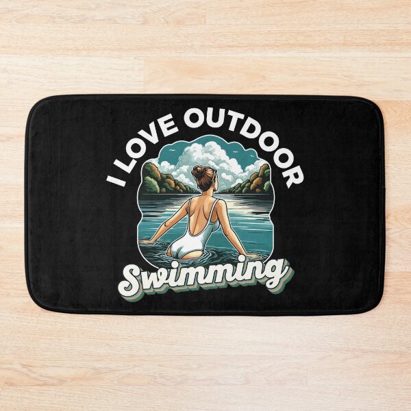 Artikelvorschau, Ich liebe Schwimmen im Freien - Schwimmerin entworfen und verkauft von MO DESIGNS.