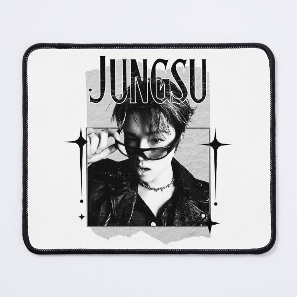 Item preview, Jungsu Xdinary Heroes Kpop Boy Band Monochrome Black and White Collage Art Design designed and sold by HELL0WBELLO.