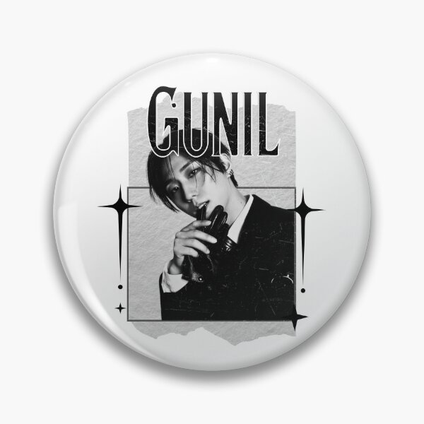 Item preview, Gunil Xdinary Heroes Kpop Boy Band Monochrome Black and White Collage Art Design designed and sold by HELL0WBELLO.