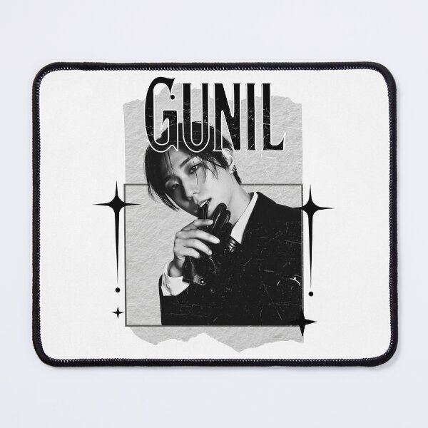 Item preview, Gunil Xdinary Heroes Kpop Boy Band Monochrome Black and White Collage Art Design designed and sold by HELL0WBELLO.