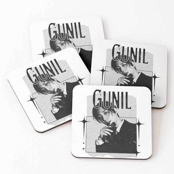 Item preview, Gunil Xdinary Heroes Kpop Boy Band Monochrome Black and White Collage Art Design designed and sold by HELL0WBELLO.
