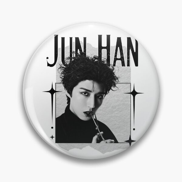 Item preview, Jun Han Xdinary Heroes Kpop Boy Band Monochrome Black and White Collage Art Design designed and sold by HELL0WBELLO.