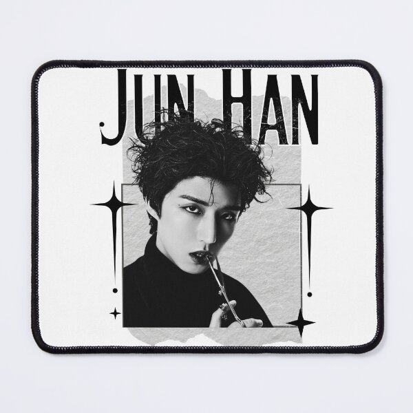 Item preview, Jun Han Xdinary Heroes Kpop Boy Band Monochrome Black and White Collage Art Design designed and sold by HELL0WBELLO.