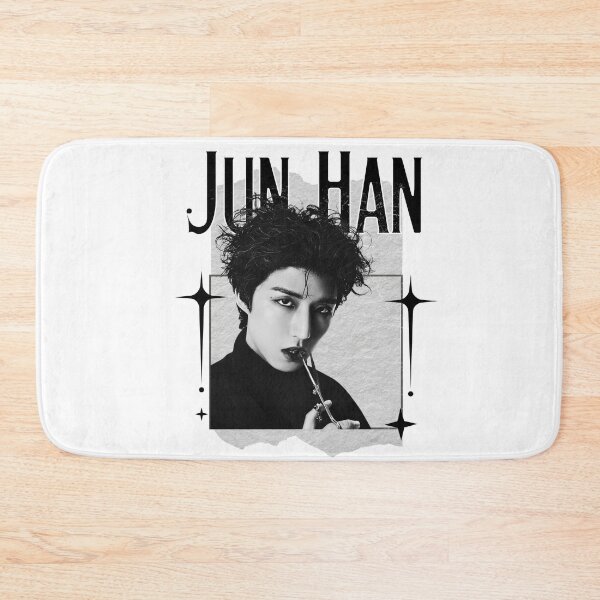 Item preview, Jun Han Xdinary Heroes Kpop Boy Band Monochrome Black and White Collage Art Design designed and sold by HELL0WBELLO.
