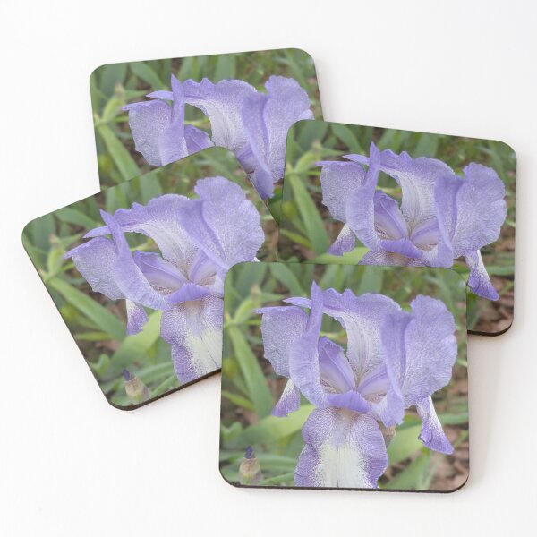 Item preview, Bearded Iris in Garden Bloom designed and sold by NoRagetsArt.