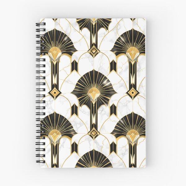 Item preview, Luxury Art Deco Marble – Seamless Pattern with Gold Veins and Geometry designed and sold by Dino-Lune.