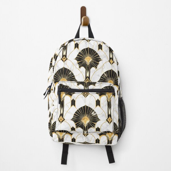 Item preview, Luxury Art Deco Marble – Seamless Pattern with Gold Veins and Geometry designed and sold by Dino-Lune.