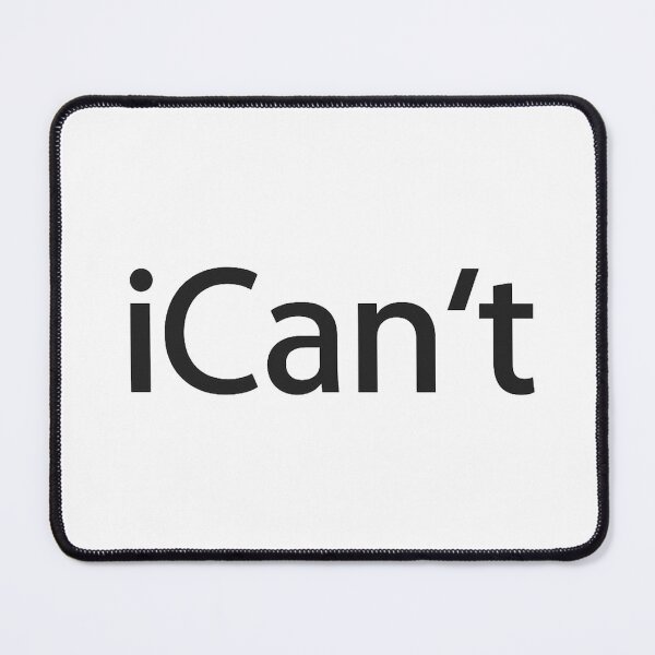 Item preview, iCan’t – Funny Apple Parody Design designed and sold by ⭐Anistore⭐.