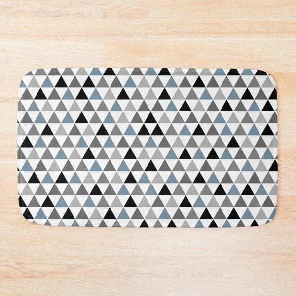 Item preview, Geometric Triangle All-Over Pattern in Shades of Gray designed and sold by wendymariemedia.