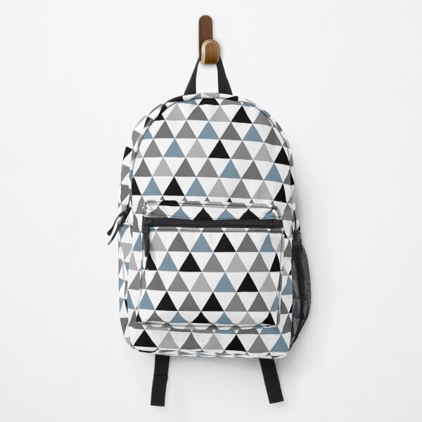Item preview, Geometric Triangle All-Over Pattern in Shades of Gray designed and sold by wendymariemedia.