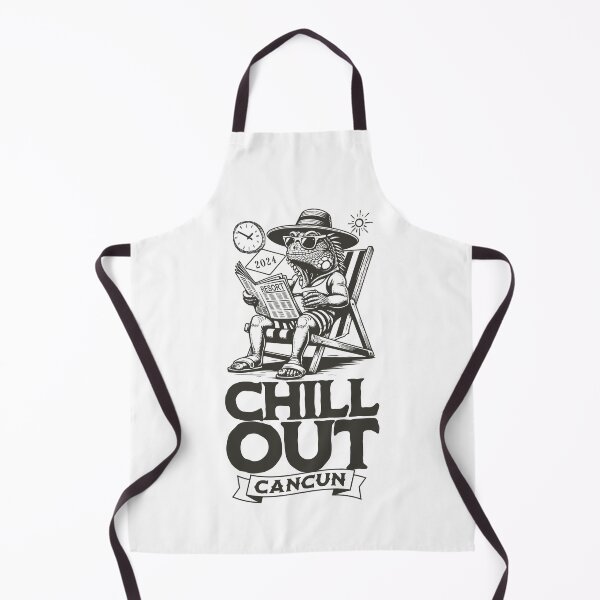 Item preview, CHILL OUT IN CANCUN, IGUANA IN CANCUN CHILLING OUT AT RESORT 2024 designed and sold by DAMOTAmagazine.