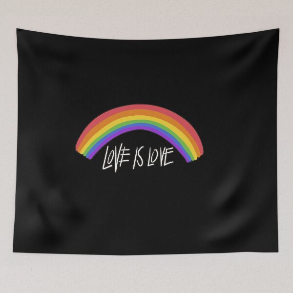Item preview, Love Is Love Gay Pride LGTB Rainbow designed and sold by Músico Ilustre.