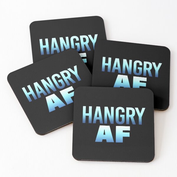 Item preview, Hangry Af in Cool Blue designed and sold by Memes N Lore .