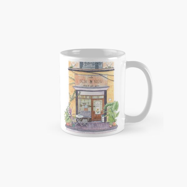 Elodie Plume - Cafe DeJa Brew, Yangon, Myanmar Mug classique