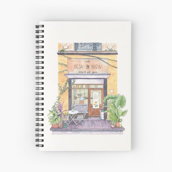 Elodie Plume - Cafe DeJa Brew, Yangon, Myanmar Cahier à spirale