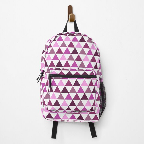 Item preview, Geometric Triangle All-Over Pattern in Light and Dark Pink designed and sold by wendymariemedia.