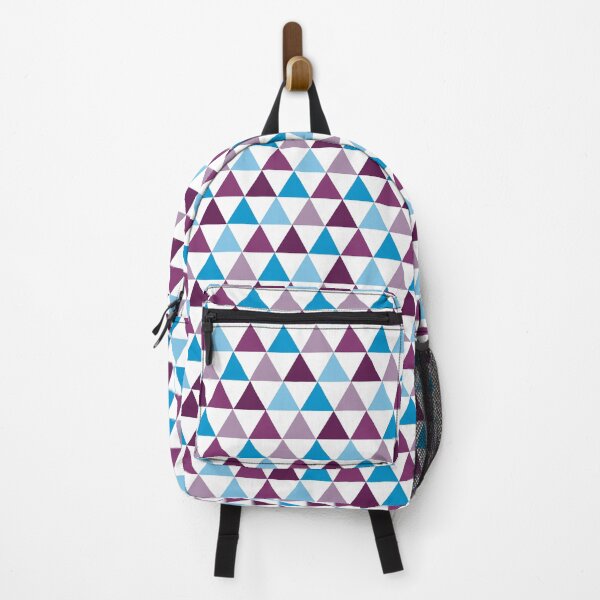 Item preview, Geometric Triangle All-Over Pattern in Burgundy and Turquoise designed and sold by wendymariemedia.
