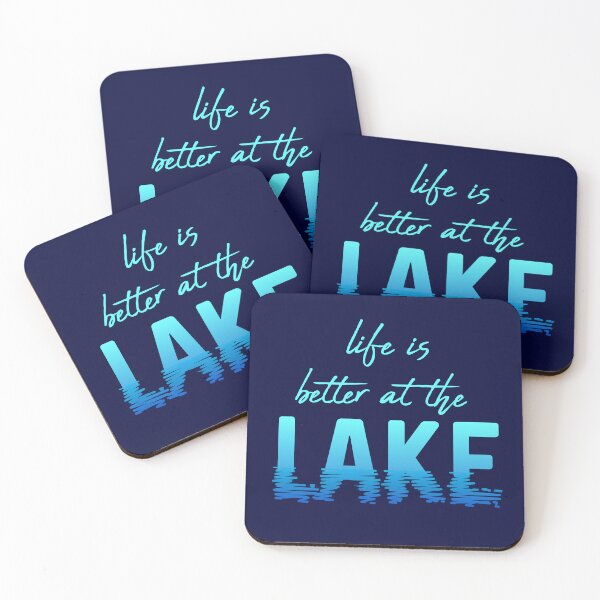 Item preview, Life is better at the lake designed and sold by FatBirdie.