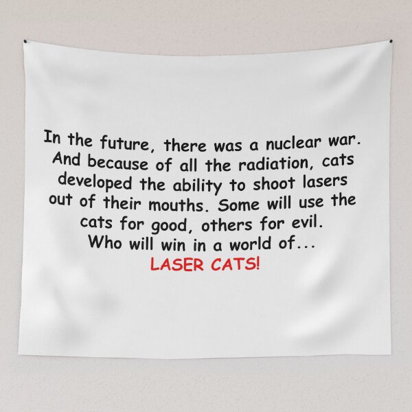 Item preview, SNL Laser Cats Opening Scroll designed and sold by maythemusic.