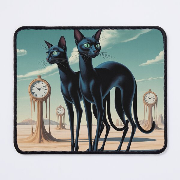 Item preview, Elegant black cats in a surreal style designed and sold by Lilashakti ⭐️ ⭐️ ⭐️ ⭐️ ⭐️.