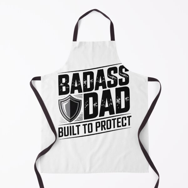 Item preview, Badass Dad – Bold Masculine Typography with Shield Icon designed and sold by ARTReMi.