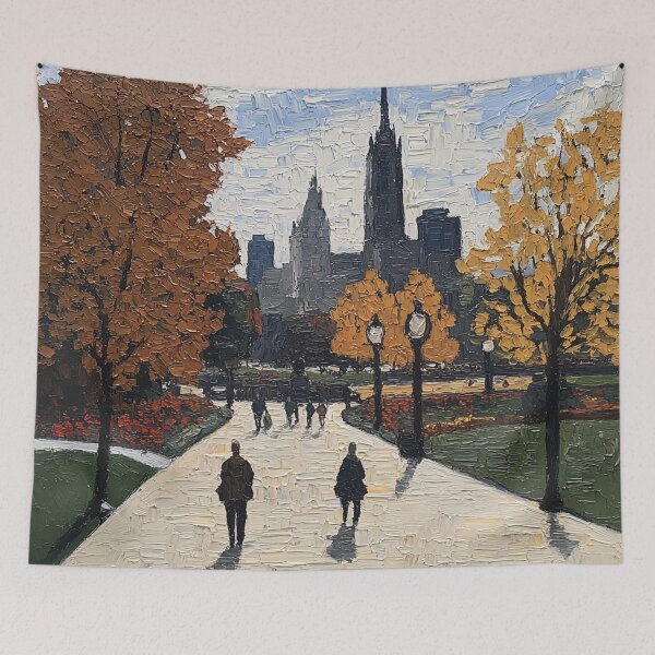 Item preview, Ohio state | Post-impressionist painting style designed and sold by ComicsFactory.