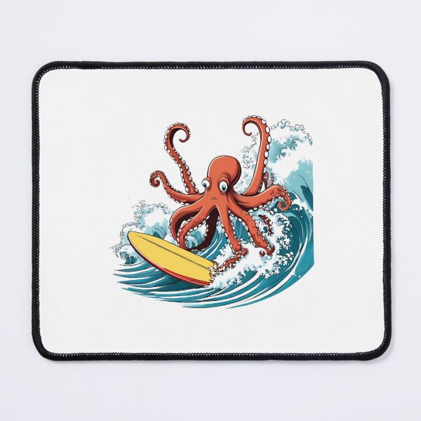 Item preview, Eight Legs, One Wave – Octo-Surf! designed and sold by cherryj27.
