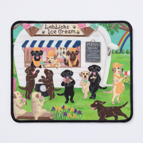 Item preview, Lab Licks Ice Cream Labradors designed and sold by HappyLabradors.