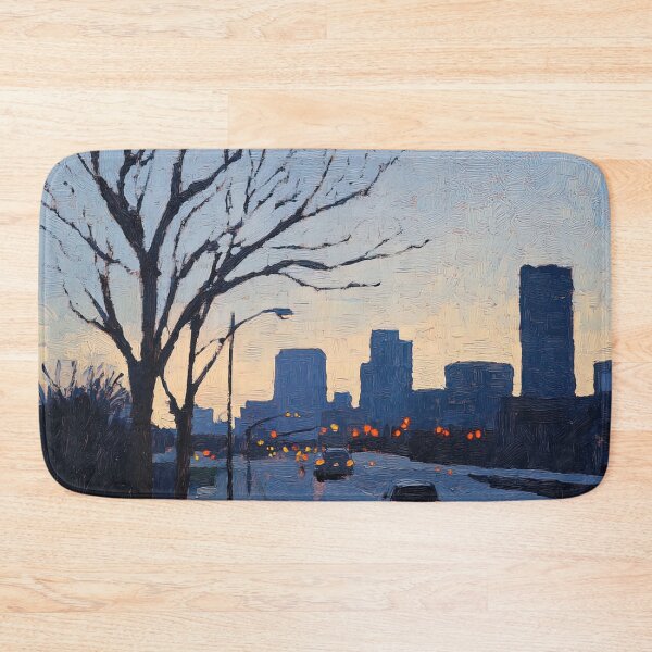 Item preview, Oklahoma City | Post-impressionist painting style designed and sold by ComicsFactory.