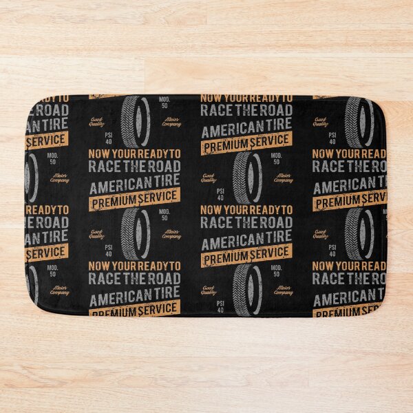 Item preview, Vintage American Tire Premium Service Retro Racing Design designed and sold by StickerAndLove.