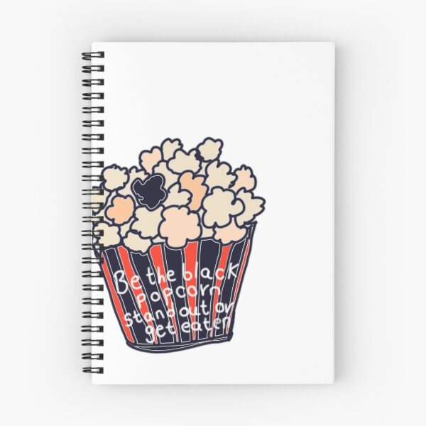 Item preview, be the black popcorn sticker designed and sold by Forest Berry Art.