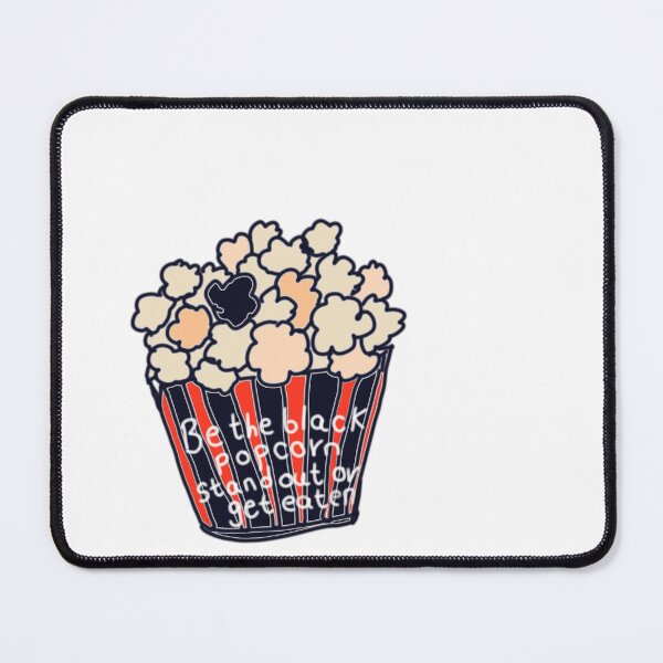 Item preview, be the black popcorn sticker designed and sold by Forest Berry Art.