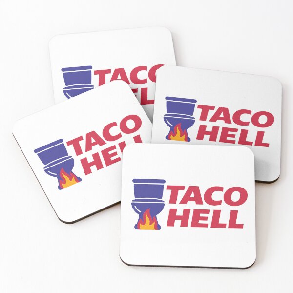 Item preview, Taco Hell – Spicy Fast Food Parody Logo designed and sold by ⭐Anistore⭐.
