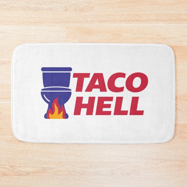 Item preview, Taco Hell – Spicy Fast Food Parody Logo designed and sold by ⭐Anistore⭐.