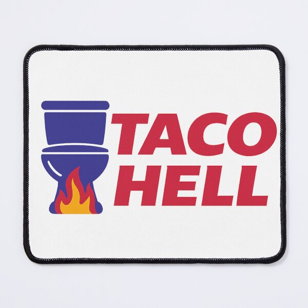 Item preview, Taco Hell – Spicy Fast Food Parody Logo designed and sold by ⭐Anistore⭐.