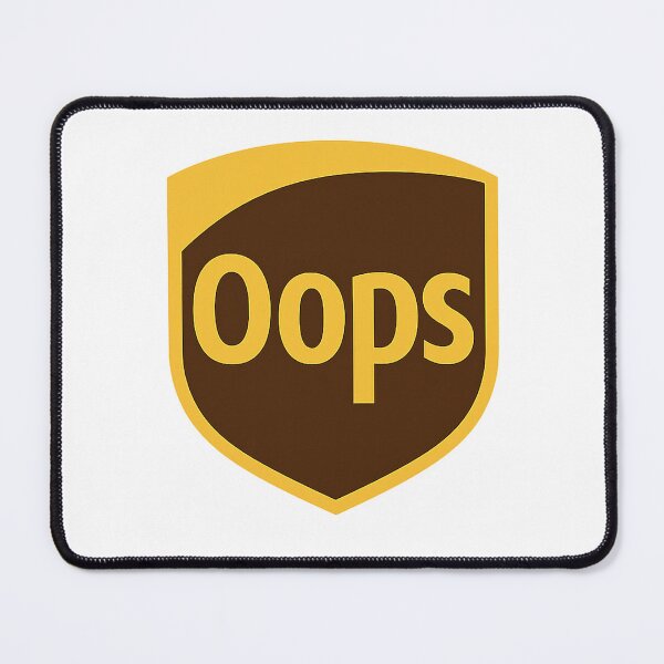 Item preview, Oops – Funny UPS Parody Logo designed and sold by ⭐Anistore⭐.