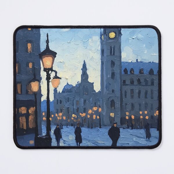 Item preview, Old Montreal | Post-impressionist painting style designed and sold by ComicsFactory.