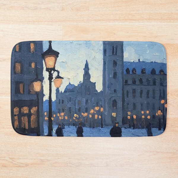 Item preview, Old Montreal | Post-impressionist painting style designed and sold by ComicsFactory.