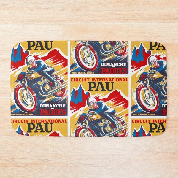Item preview, Pau French Grand Prix Motorcycle Race Poster designed and sold by TeeARTHY.
