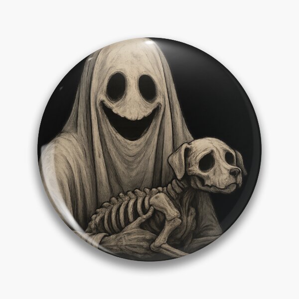 Item preview, Haunting Companion: The Phantom and His Skeletal Hound designed and sold by DibujandoPorfa.