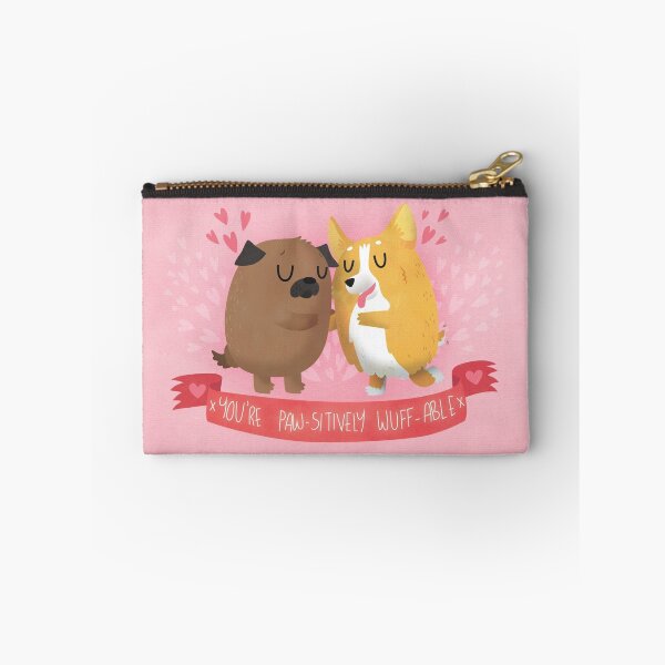 Item preview, Paw-sitively Wuff-able Valentine's Day Card designed and sold by Claire Stamper.