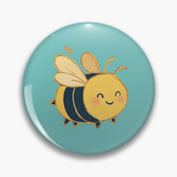 Item preview, Kawaii whimsical cute bumble bee  designed and sold by Like a Kid Designs.